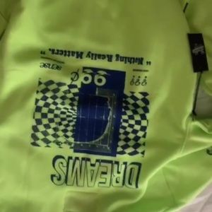 Neon Yellow Brooklyn Cloth co Dreams Sweater